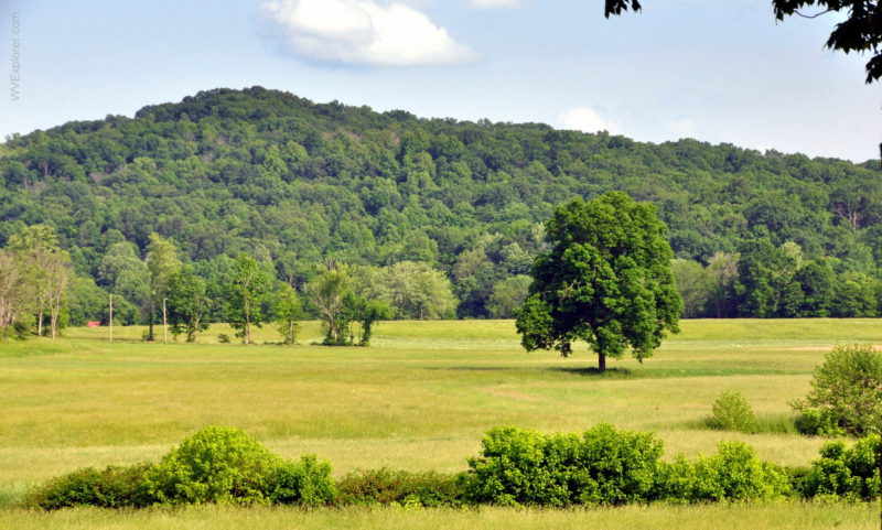 Open land in West Virginia