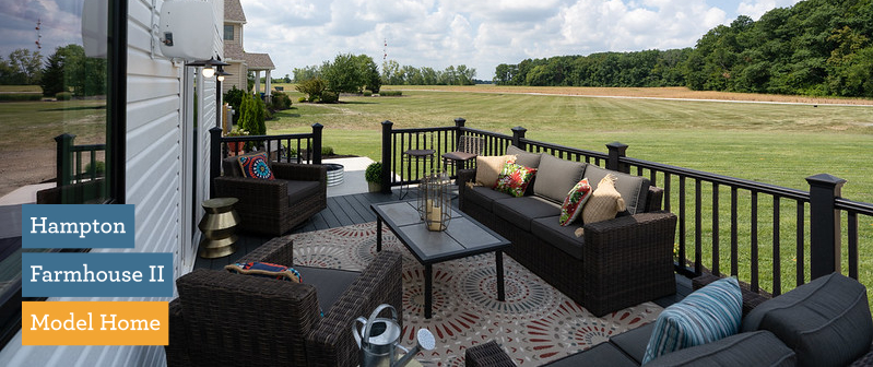 Hampton Farmhouse II Outdoor Deck