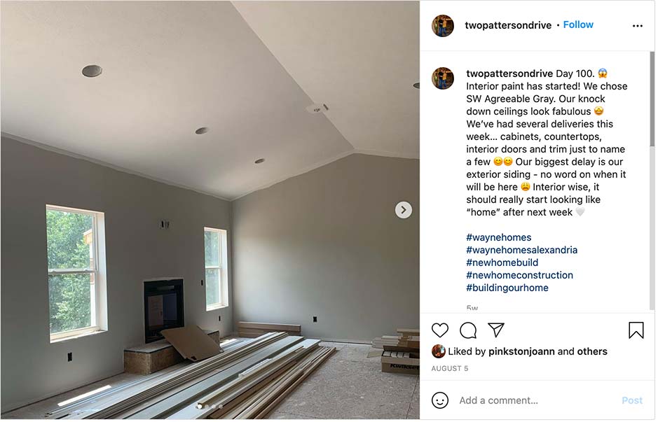 Instagram-post-of-interior-room-with-gray-paint