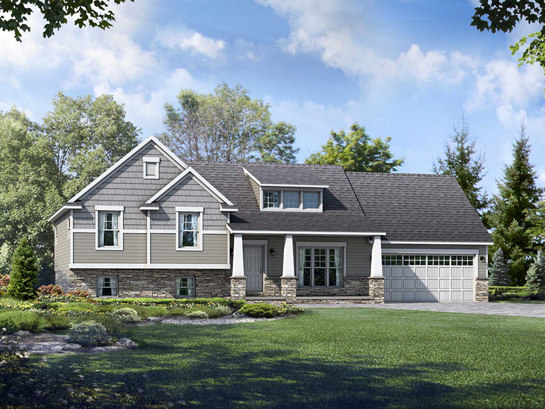 Custom Home Floor Plans: The Brighton SplitLevel Wayne Homes Custom Home Floor Plans: The Brighton SplitLevel Wayne Homes