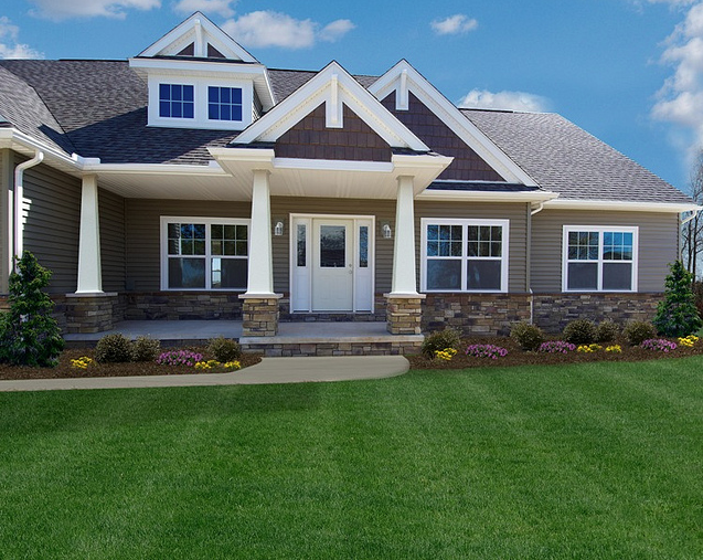 Ohio Custom Craftsman home by Ohio-Based Wayne Homes