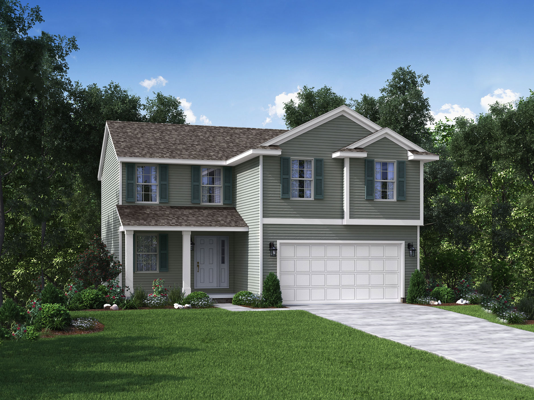 Essex Floor Plan TwoStory Custom Home Wayne Homes