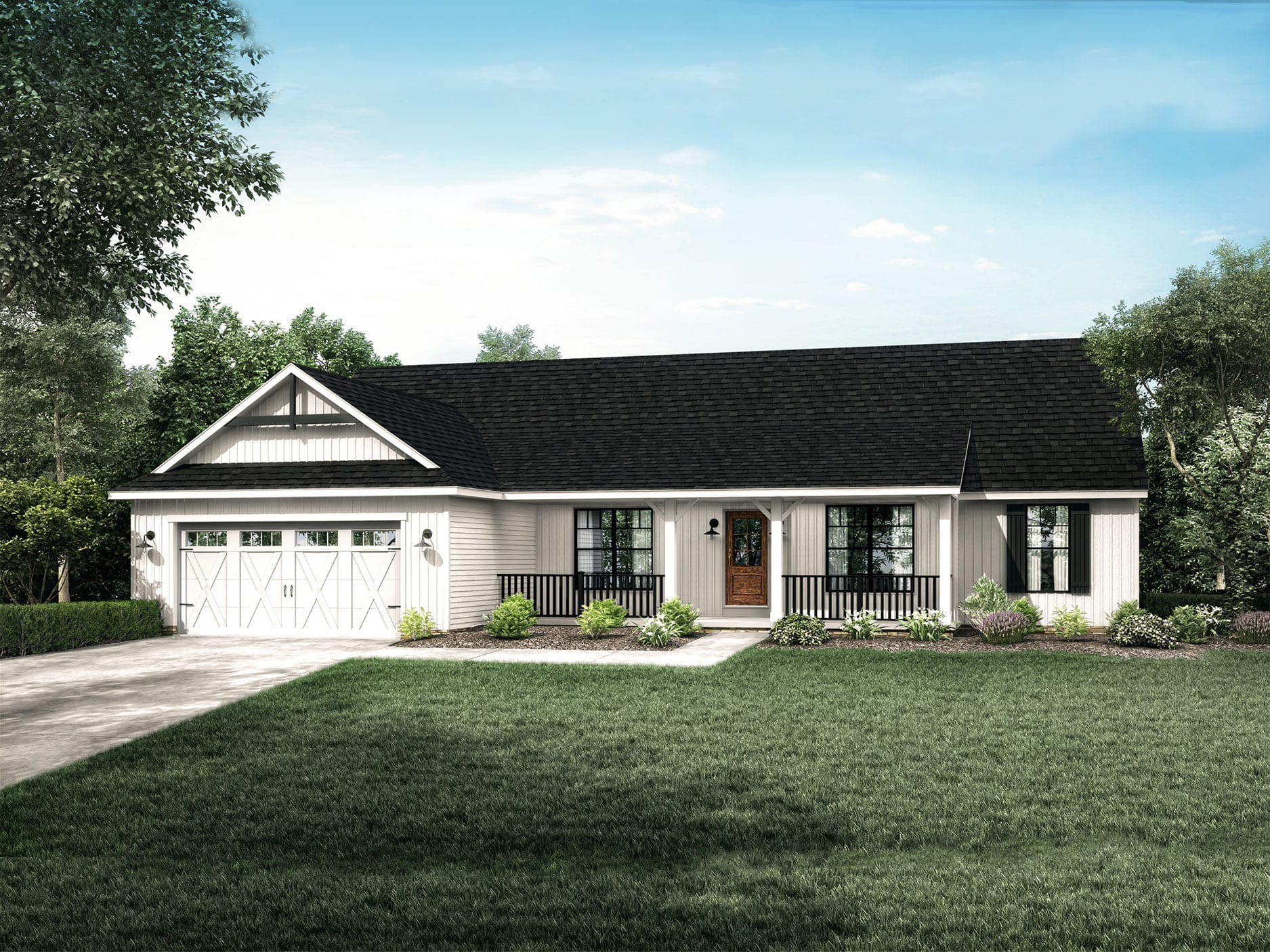 Popular Ranch Style Floor Plans: The Montgomery Wayne Homes Popular Ranch Style Floor Plans: The Montgomery Wayne Homes