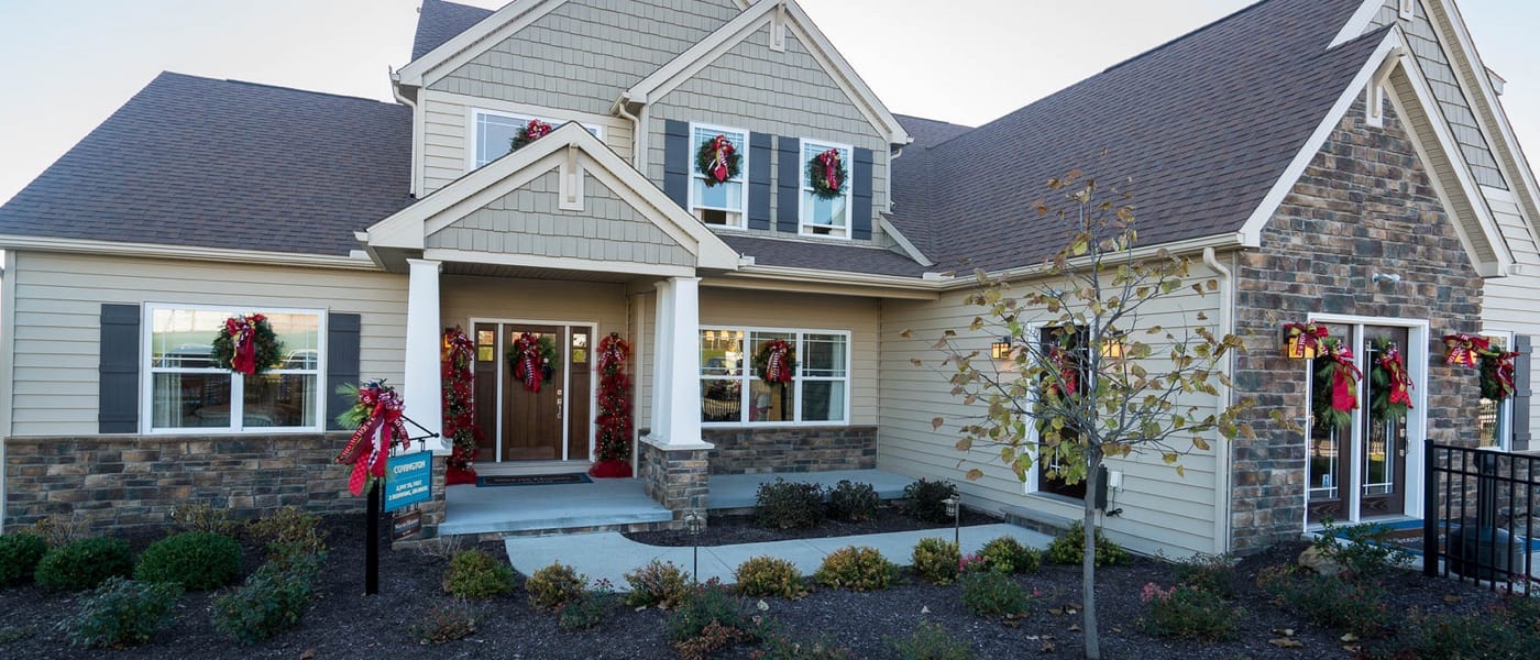 Holiday front door decor ideas and inspiration - Wayne Homes