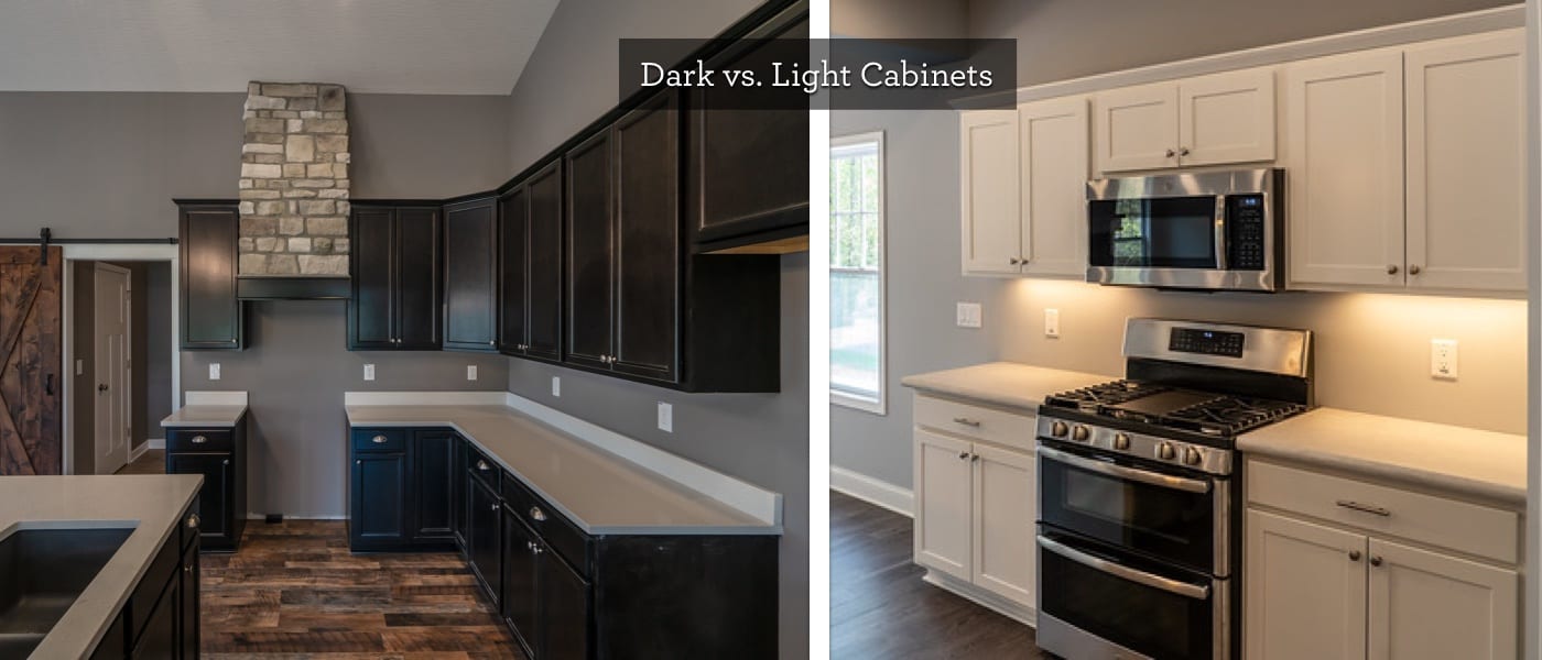 dark vs light cabinets