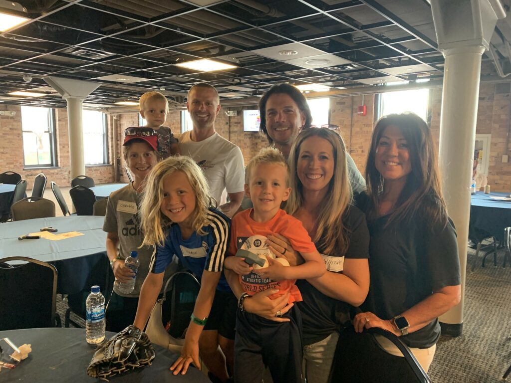 Wayne Homes Raving Fans - Family at the 2022 Toledo Mud Hens Event