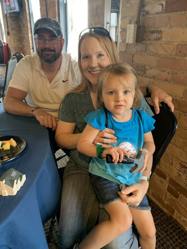 Wayne Homes Raving Fans - Family at the 2022 Toledo Mud Hens Event