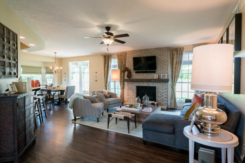 Open Concept Living Room Kitchen Area Rug